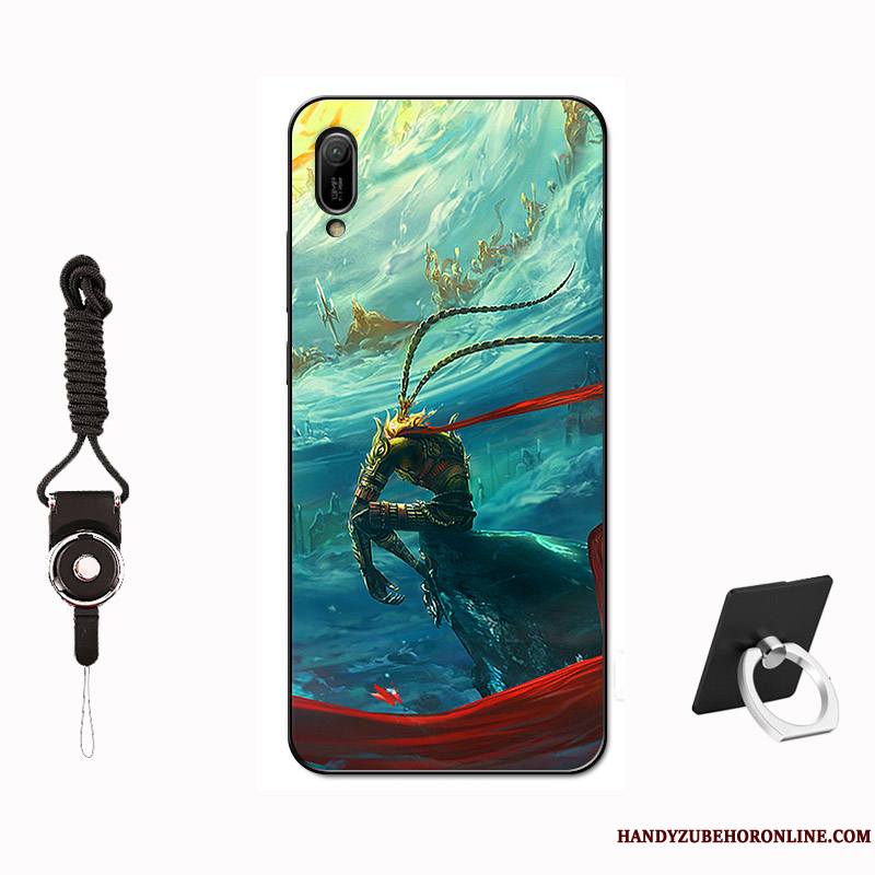 Huawei Y6 2019 Coque De Téléphone Personnalité Protection Personnalisé Silicone Fluide Doux Tempérer