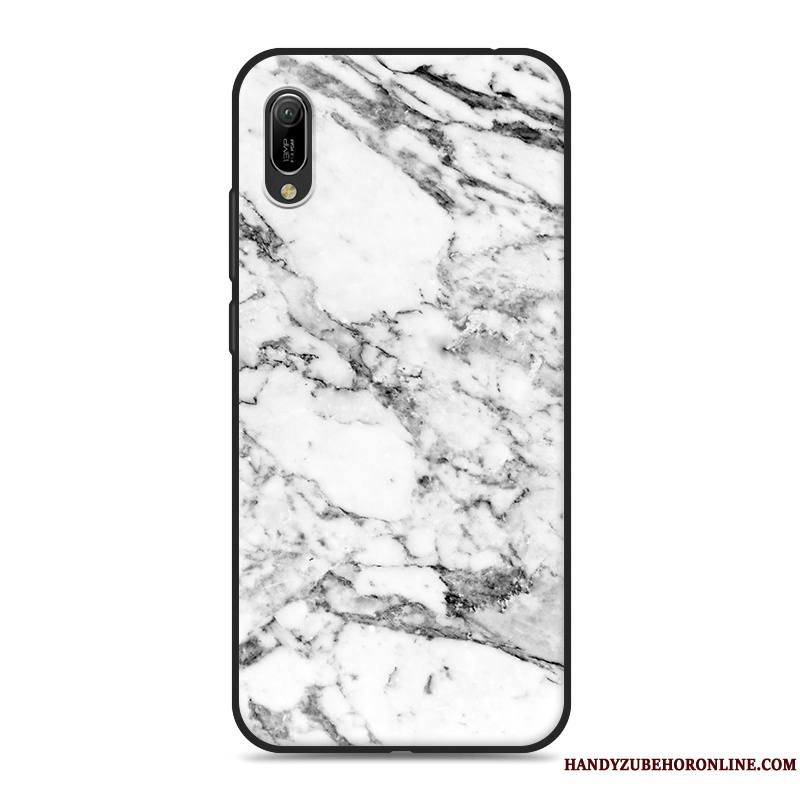 Huawei Y6 2019 Coque Téléphone Portable Simple Créatif Personnalité Protection Tendance Silicone