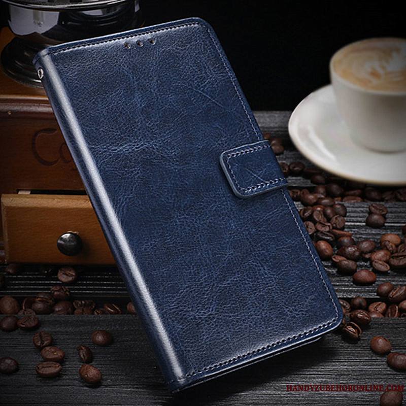 Huawei Y6 2019 Housse Portefeuille Coque De Téléphone Étui Étui En Cuir Téléphone Portable Protection