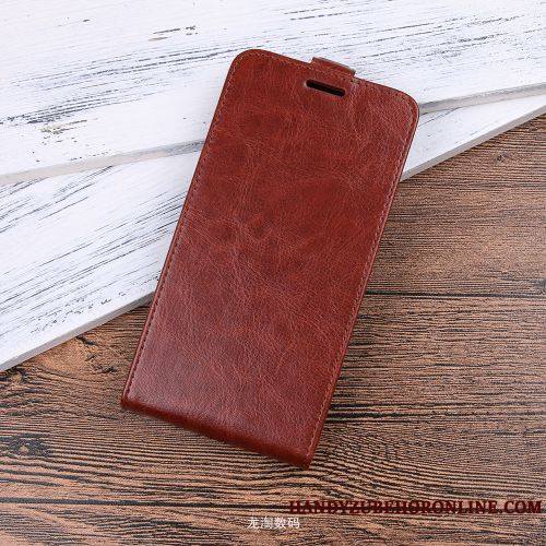 Huawei Y6 2019 Portefeuille Étui En Cuir Housse Rouge Business Coque De Téléphone Tendance