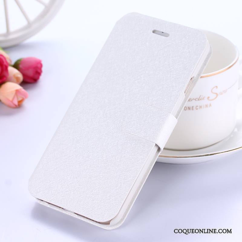 Huawei Y6 Pro 2017 Clamshell Blanc Étui Étui En Cuir Coque De Téléphone Protection