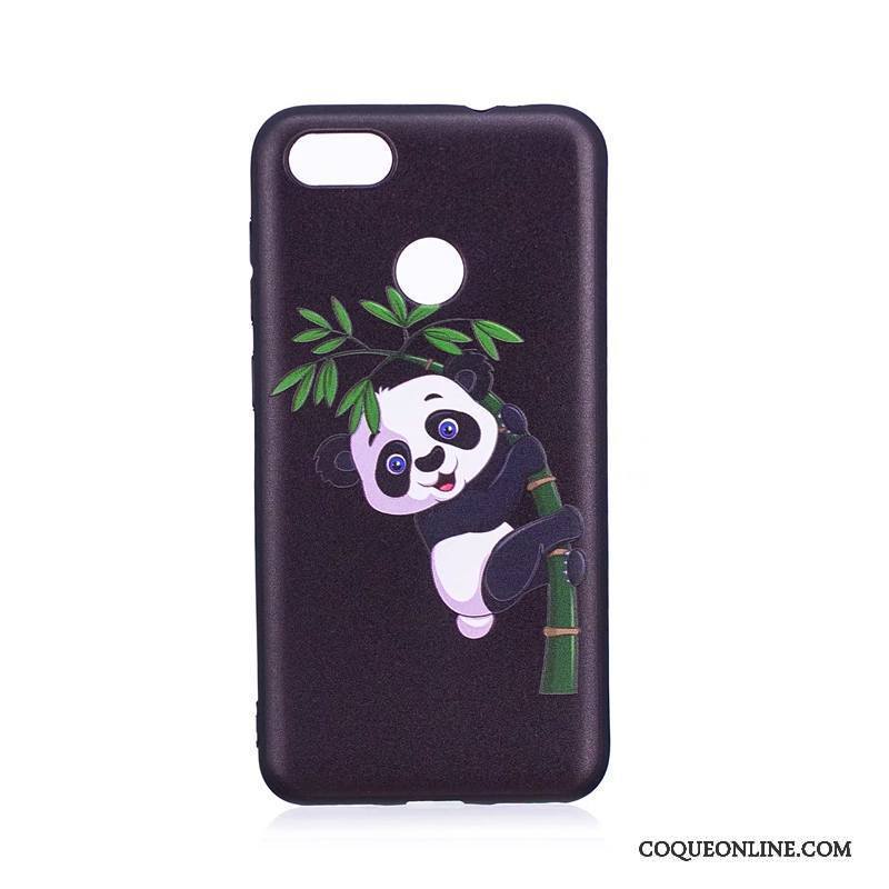 Huawei Y6 Pro 2017 Coque Tendance Dessin Animé Étui Peinture Mini Gaufrage Noir