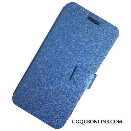 Huawei Y6 Pro 2017 Coque Téléphone Portable Bleu Protection Housse Étui En Cuir Boucle Magnétique Carte