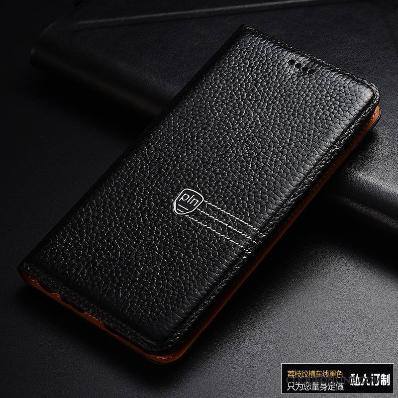 Huawei Y6 Pro 2017 Cuir Véritable Housse Étui En Cuir Coque De Téléphone Protection Téléphone Portable