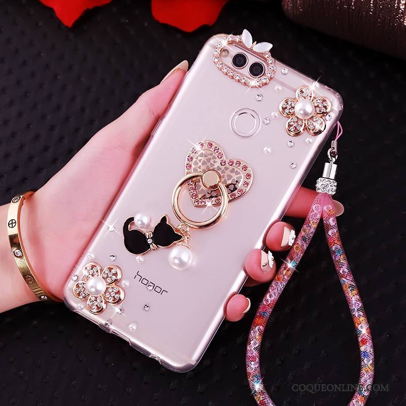 Huawei Y6 Pro 2017 Rose Tout Compris Protection Coque De Téléphone Incassable Fluide Doux Étui