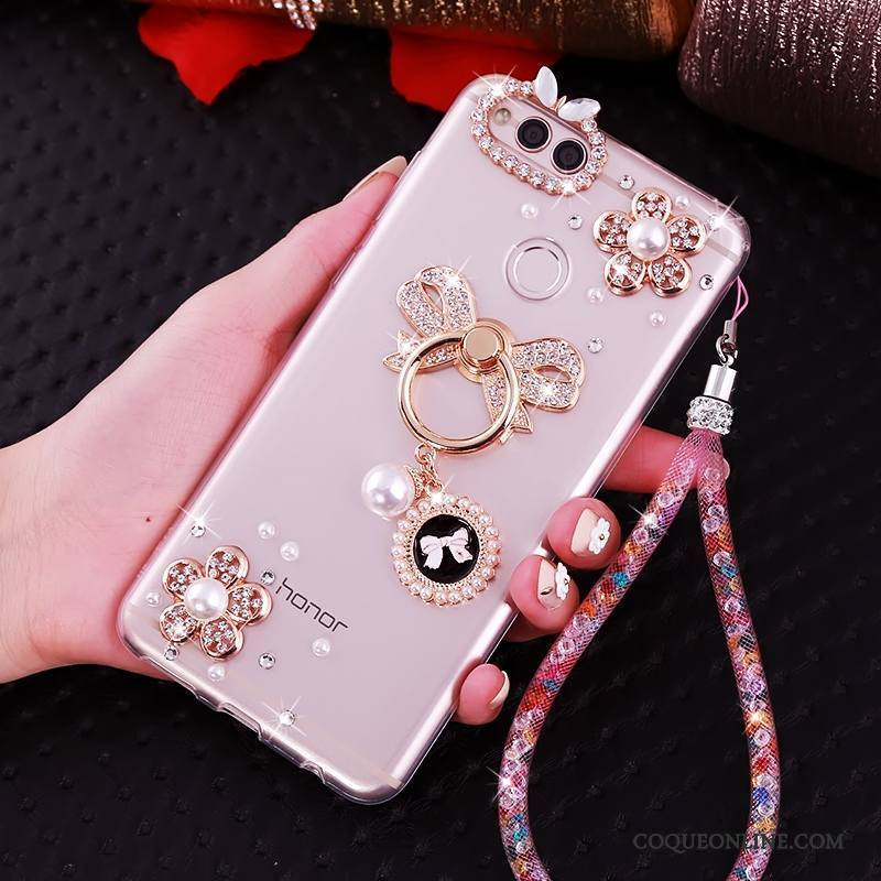 Huawei Y6 Pro 2017 Rose Tout Compris Protection Coque De Téléphone Incassable Fluide Doux Étui