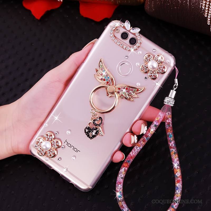 Huawei Y6 Pro 2017 Rose Tout Compris Protection Coque De Téléphone Incassable Fluide Doux Étui