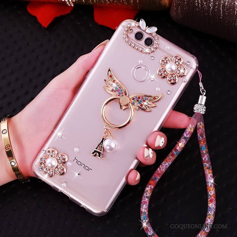 Huawei Y6 Pro 2017 Rose Tout Compris Protection Coque De Téléphone Incassable Fluide Doux Étui