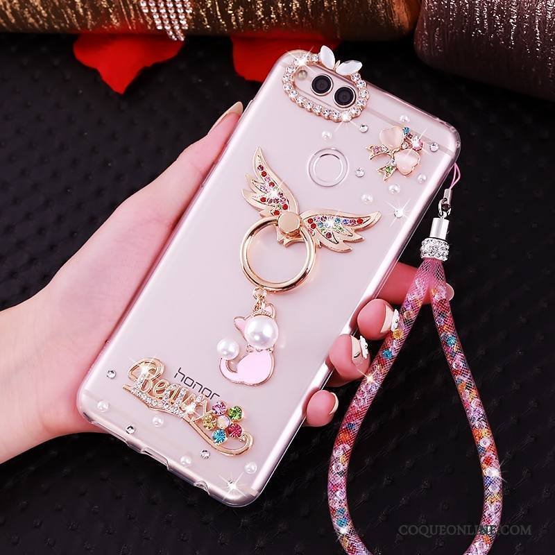 Huawei Y6 Pro 2017 Rose Tout Compris Protection Coque De Téléphone Incassable Fluide Doux Étui