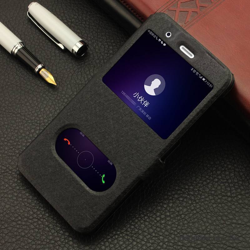 Huawei Y6 Pro 2017 Rouge Clamshell Protection Téléphone Portable Étui Étui En Cuir Coque De Téléphone