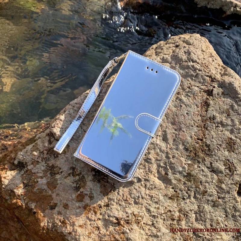 Huawei Y6s Coque De Téléphone Tendance Housse Plier Vert Miroir Nouveau
