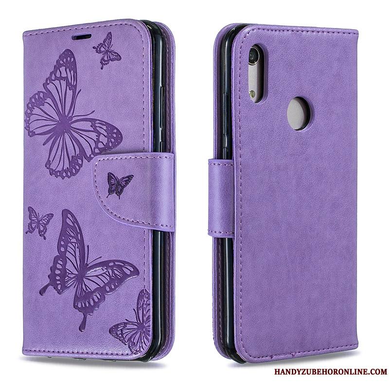 Huawei Y6s Gaufrage Protection Coque De Téléphone Papillon Jeunesse Housse Étui