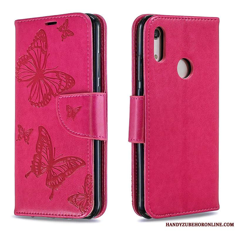 Huawei Y6s Gaufrage Protection Coque De Téléphone Papillon Jeunesse Housse Étui