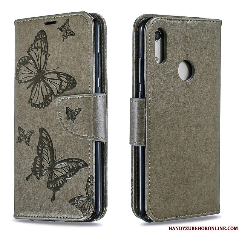 Huawei Y6s Gaufrage Protection Coque De Téléphone Papillon Jeunesse Housse Étui