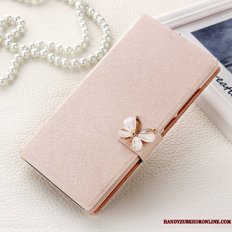 Huawei Y7 2018 Housse Téléphone Portable Incassable Rose Nouveau Étui En Cuir Coque De Téléphone