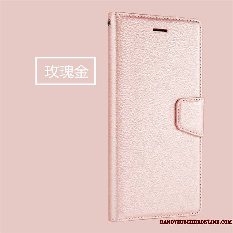 Huawei Y7 2018 Incassable Étui En Cuir Protection Portefeuille Bleu Carte Coque De Téléphone