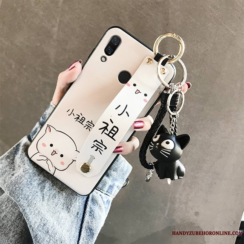 Huawei Y7 2019 Coque De Téléphone Jeunesse Charmant Créatif Tout Compris Noir Dessin Animé