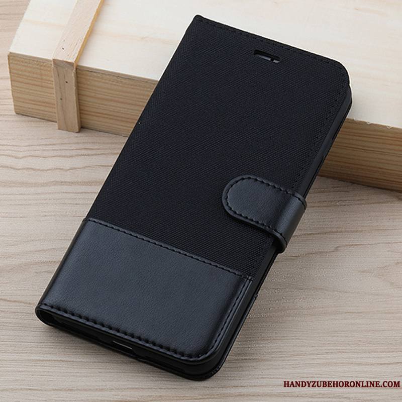 Huawei Y7 2019 Coque De Téléphone Étui En Cuir Portefeuille Protection Tout Compris Carte Incassable