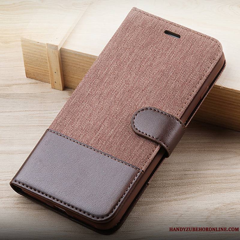 Huawei Y7 2019 Coque De Téléphone Étui En Cuir Portefeuille Protection Tout Compris Carte Incassable