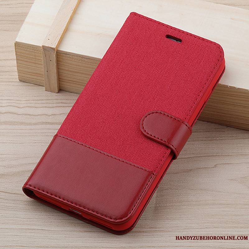 Huawei Y7 2019 Coque De Téléphone Étui En Cuir Portefeuille Protection Tout Compris Carte Incassable