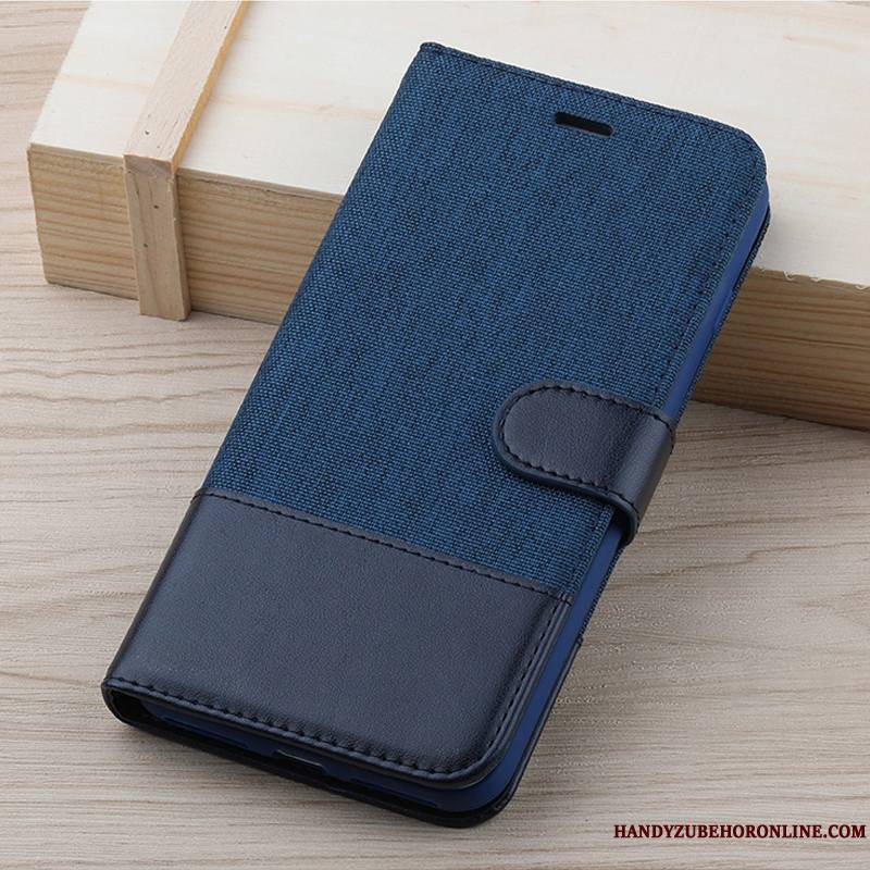 Huawei Y7 2019 Coque De Téléphone Étui En Cuir Portefeuille Protection Tout Compris Carte Incassable