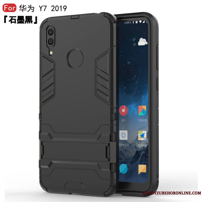 Huawei Y7 2019 Coque Simple Étoile Personnalité De Téléphone Nouveau Bleu