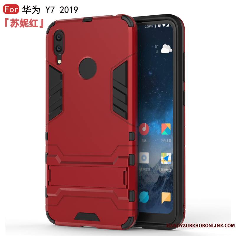 Huawei Y7 2019 Coque Simple Étoile Personnalité De Téléphone Nouveau Bleu