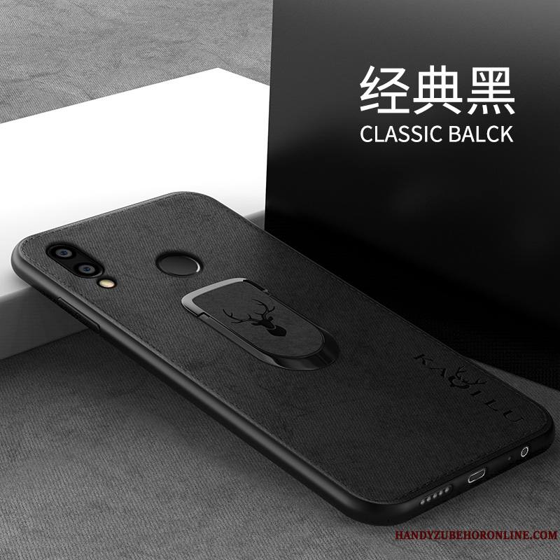 Huawei Y7 2019 Coque Tout Compris Silicone Tissu De Téléphone Téléphone Portable Tendance