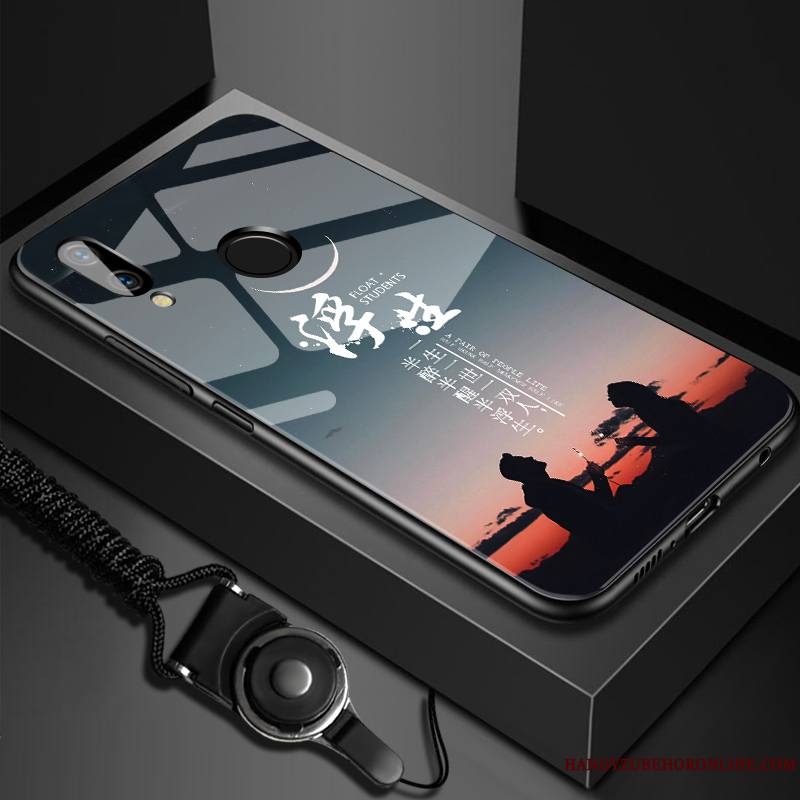 Huawei Y7 2019 Nouveau Miroir Tout Compris Silicone Luxe Incassable Coque De Téléphone