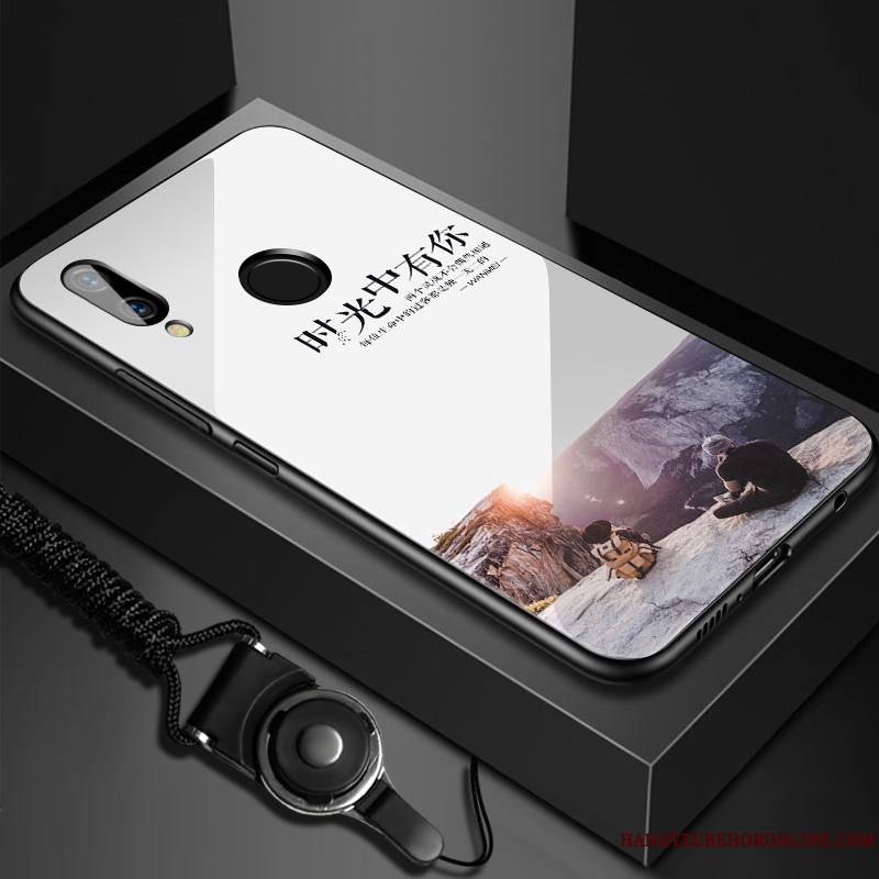 Huawei Y7 2019 Nouveau Miroir Tout Compris Silicone Luxe Incassable Coque De Téléphone