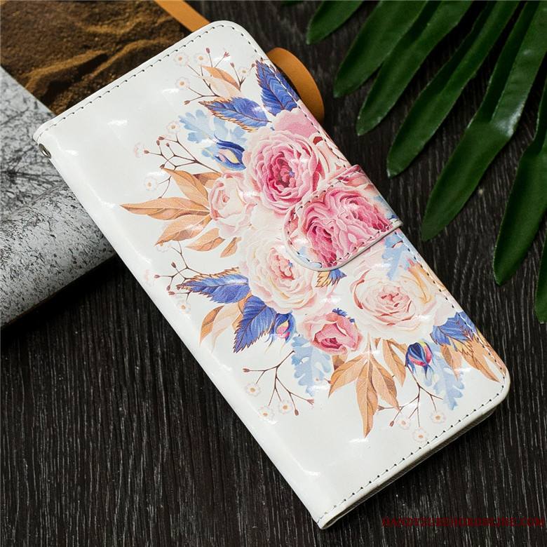 Huawei Y7 2019 Or Incassable Coque De Téléphone Tout Compris Dessin Animé Étui En Cuir Clamshell