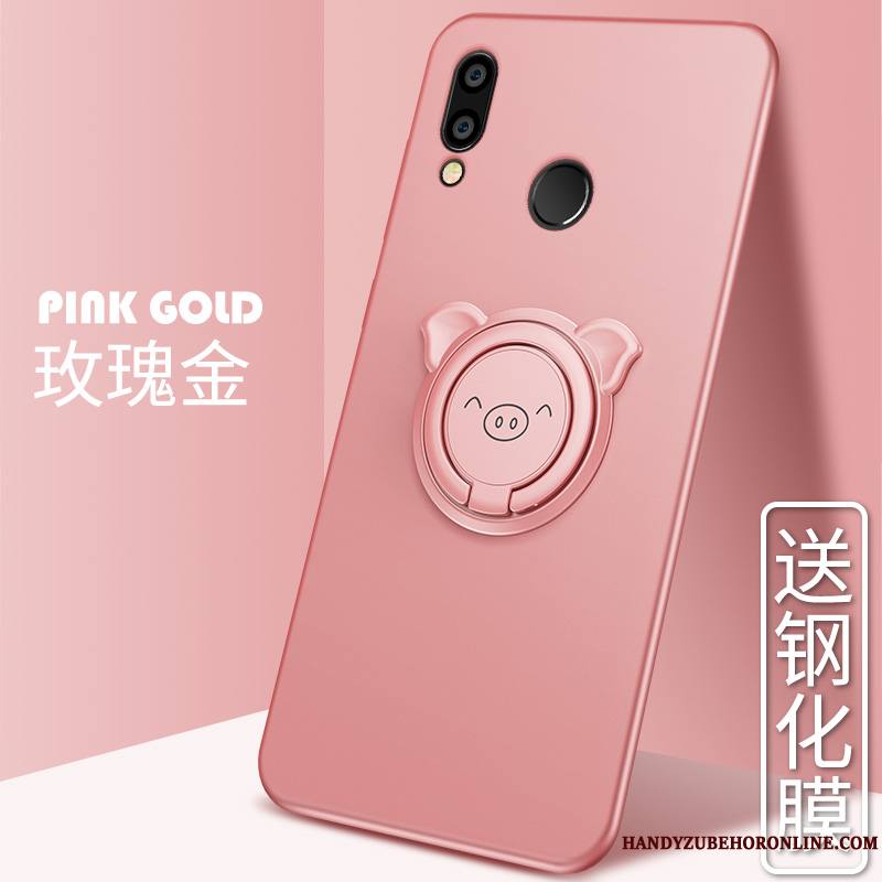 Huawei Y7 2019 Tout Compris Silicone Étui Incassable Noir Coque De Téléphone Tendance