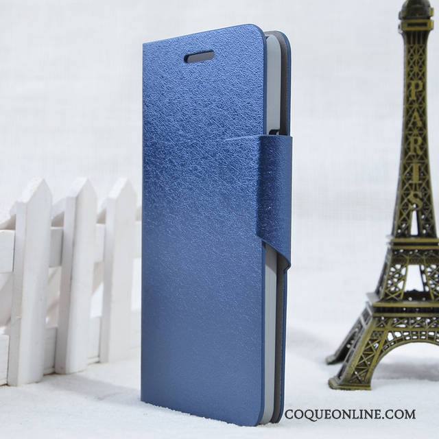 Lg G2 Bleu Étui Téléphone Portable Protection Étui En Cuir Coque De Téléphone