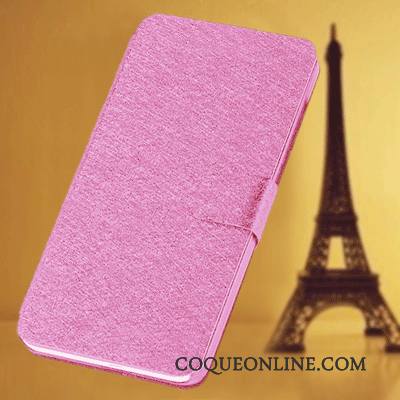 Lg G2 Coque Étui En Cuir Tout Compris Téléphone Portable Rose Ouvrir La Fenêtre Incassable