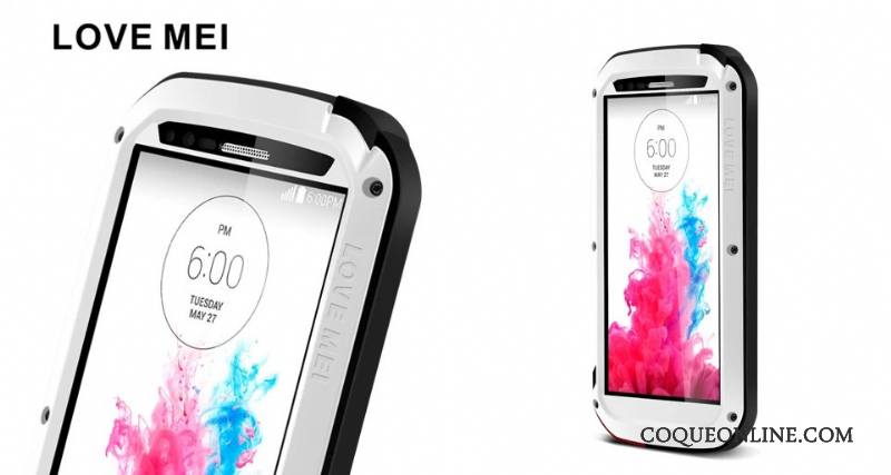 Lg G3 Verre Trempé Protection Étui Incassable Silicone Coque De Téléphone