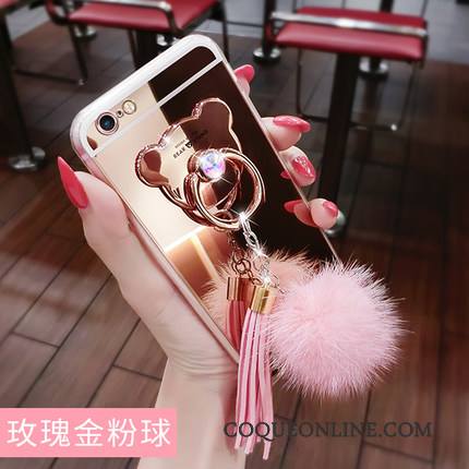 Lg G4 Boucle Anneau Coque De Téléphone À Franges Or Rose Tendance Silicone