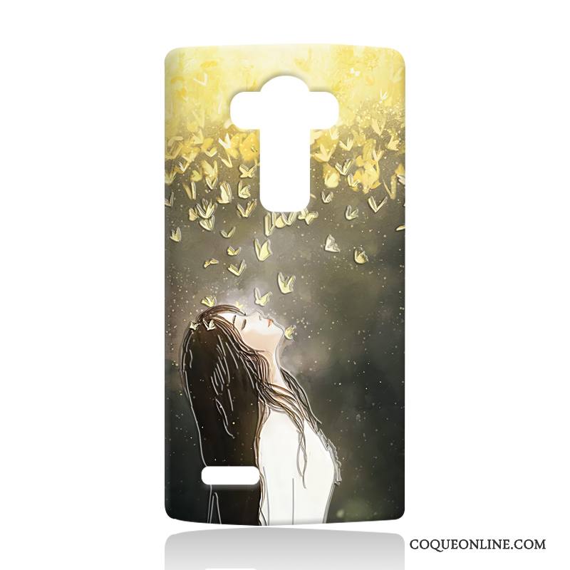 Lg G4 Coque De Téléphone Gaufrage Protection Tendance Nouveau Incassable Rose