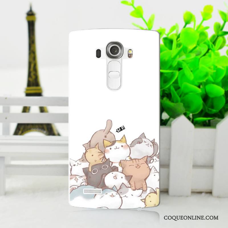 Lg G4 Fluide Doux Dessin Animé Coque De Téléphone Étui Peinture Protection Silicone