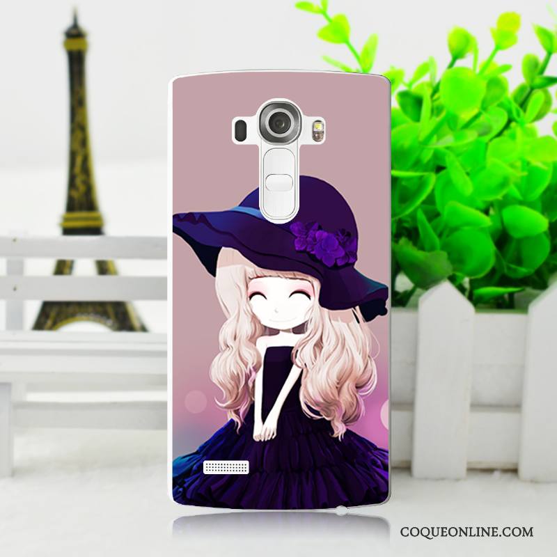 Lg G4 Fluide Doux Dessin Animé Coque De Téléphone Étui Peinture Protection Silicone