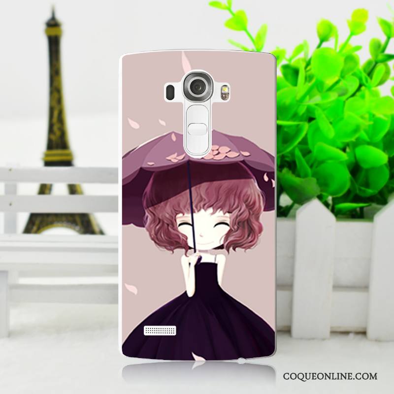 Lg G4 Fluide Doux Dessin Animé Coque De Téléphone Étui Peinture Protection Silicone