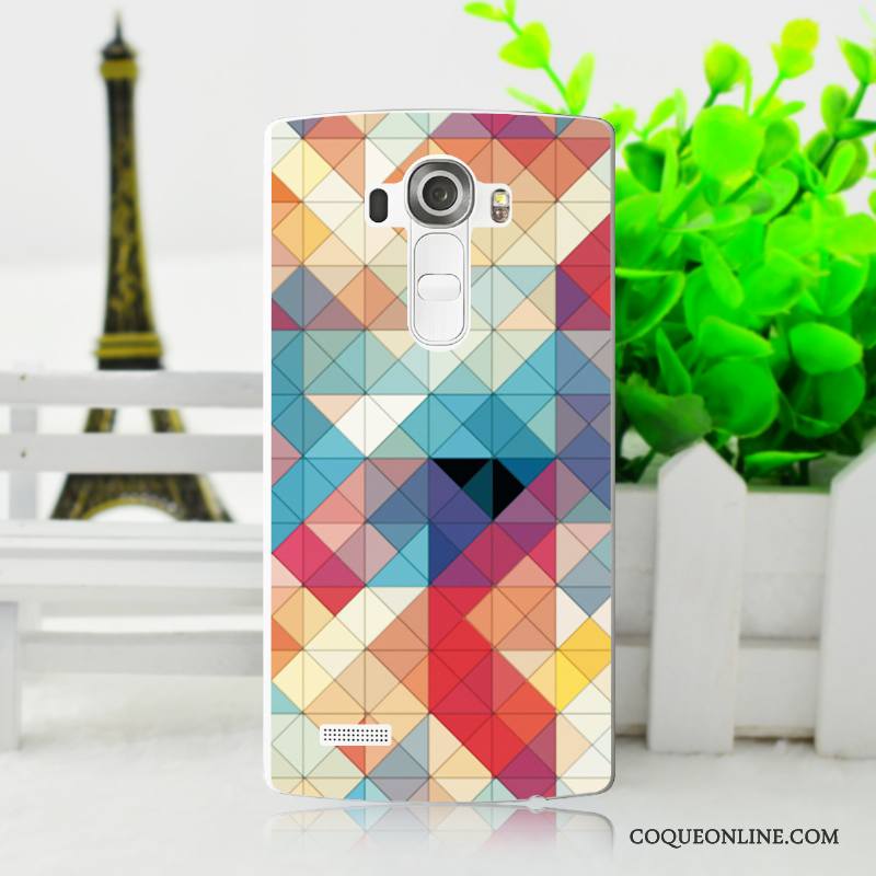 Lg G4 Fluide Doux Dessin Animé Coque De Téléphone Étui Peinture Protection Silicone