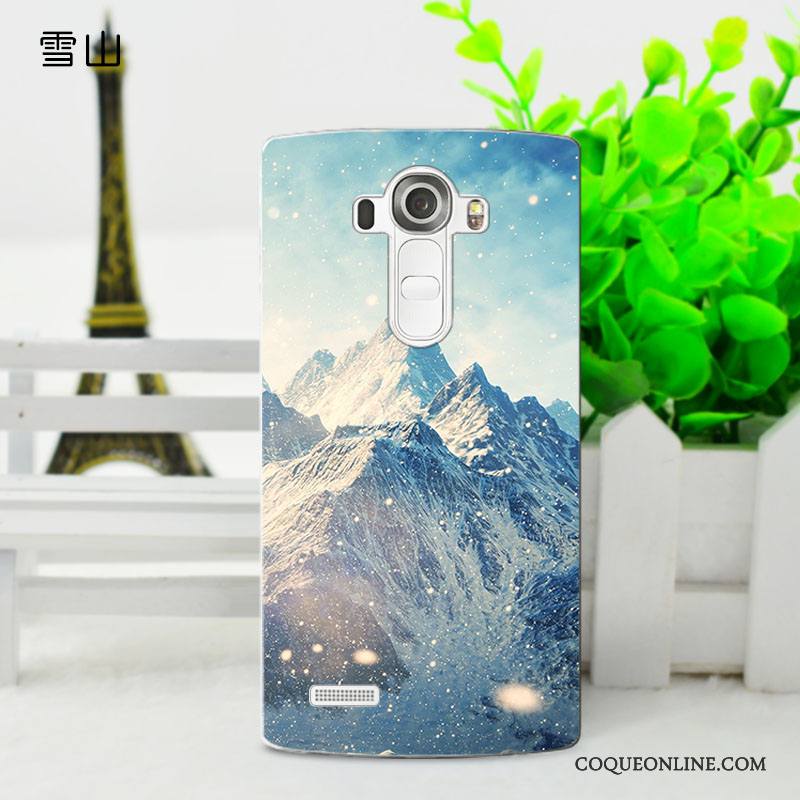 Lg G4 Fluide Doux Dessin Animé Coque De Téléphone Étui Peinture Protection Silicone