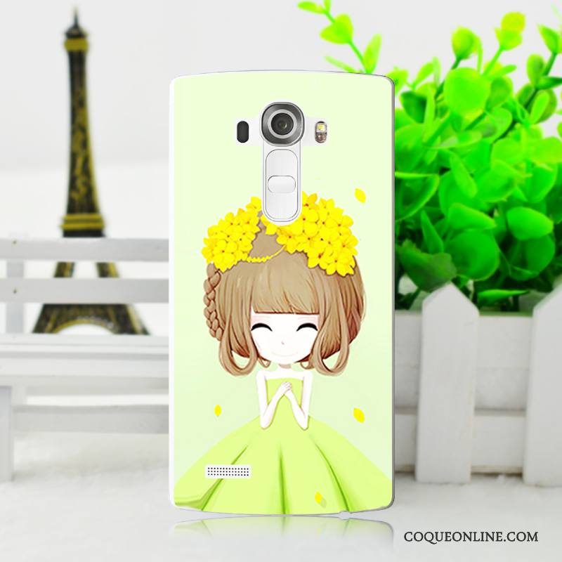 Lg G4 Fluide Doux Dessin Animé Coque De Téléphone Étui Peinture Protection Silicone