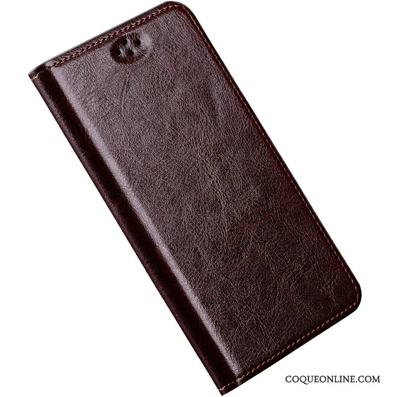 Lg G4 Protection Clamshell Coque Étui En Cuir Incassable Noir De Téléphone