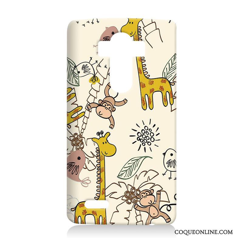 Lg G4 Silicone Incassable Coque Gaufrage Étui Protection Dessin Animé