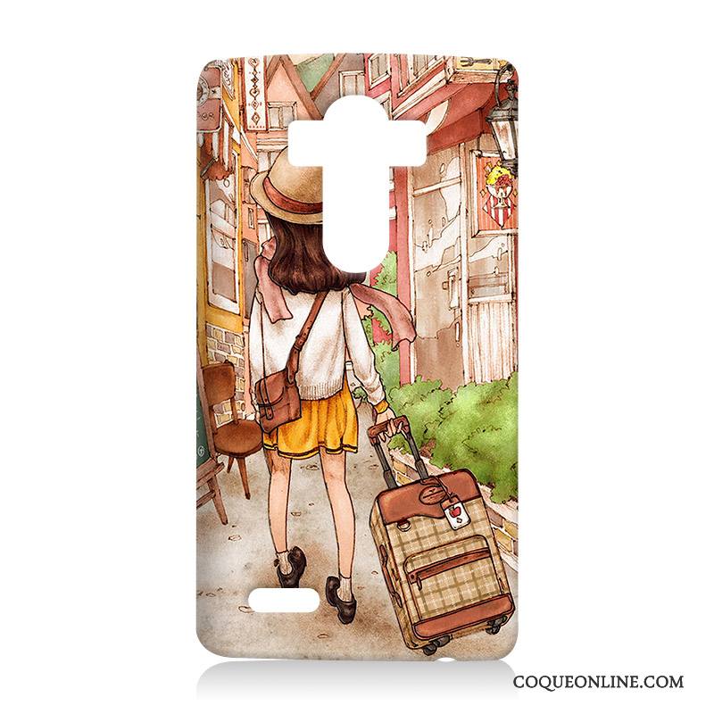 Lg G4 Silicone Incassable Coque Gaufrage Étui Protection Dessin Animé