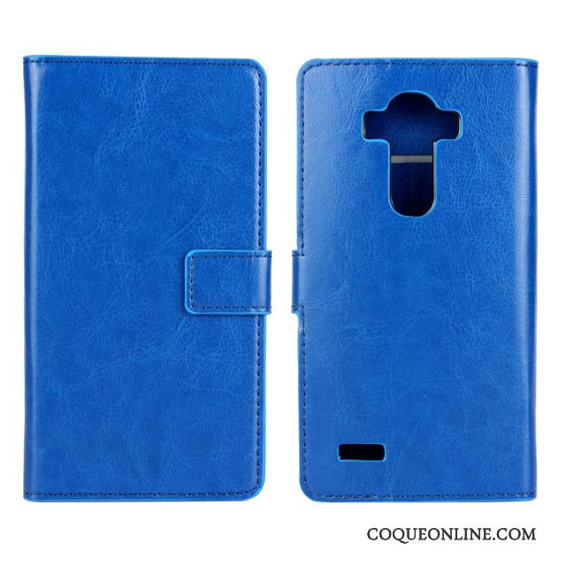 Lg G4 Support Coque Bleu Téléphone Portable Protection Légère Étui