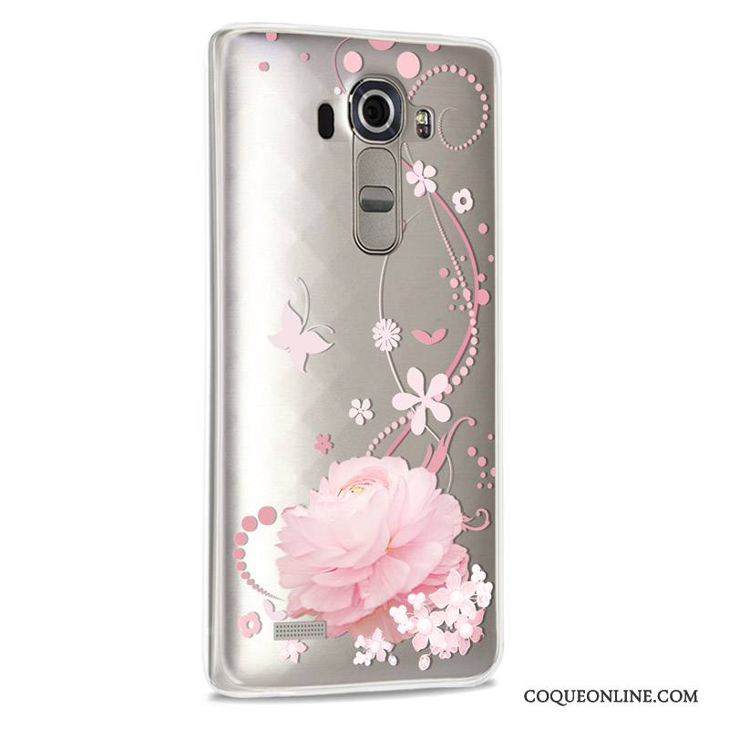 Lg G4 Téléphone Portable Coque De Téléphone Étui Créatif Violet Fluide Doux Protection