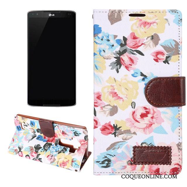 Lg G4 Téléphone Portable Protection Jaune Étui Coque Modèle Fleurie De Téléphone