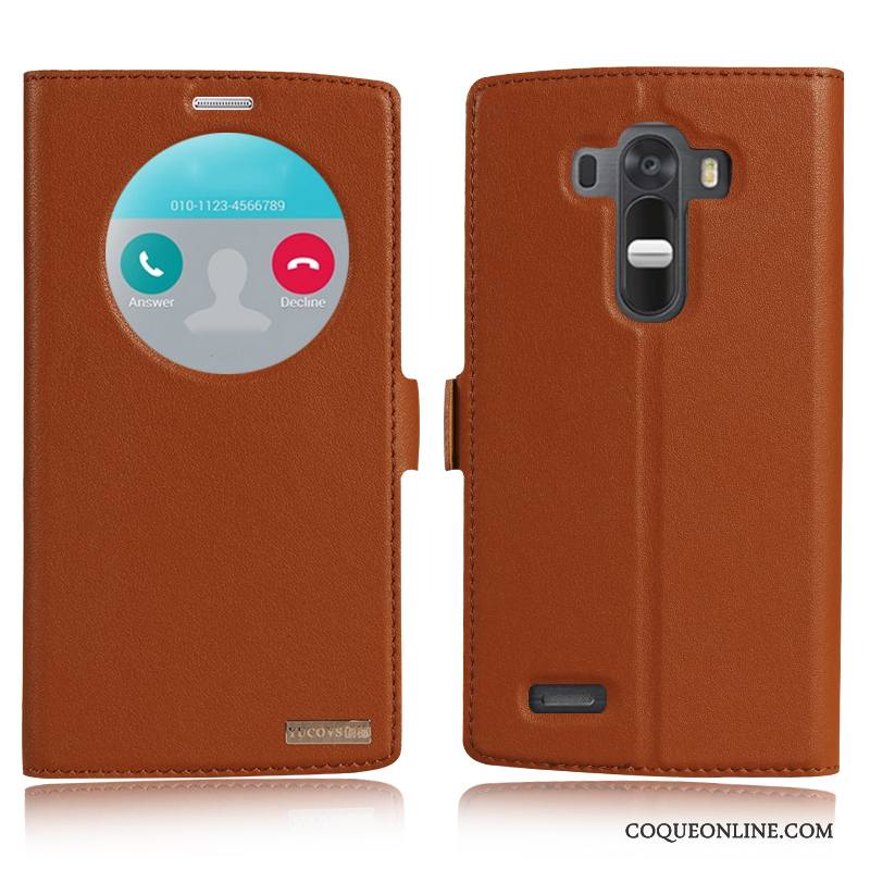 Lg G4 Vert Foncé Étui En Cuir Téléphone Portable Protection Coque De Téléphone Cuir Véritable